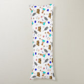 オリバーザオッターサマービーチバケーションパターン ボディピロー (正面縦)