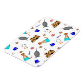 オリバーザオッターサマービーチバケーションパターン マグネット (左側)