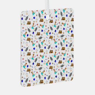 オリバーザオッターサマービーチバケーションパターン メタルオーナメント