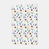 オリバーザオッターサマービーチバケーションパターン メタルオーナメント (正面左)