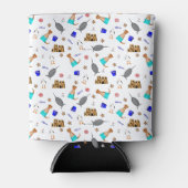 オリバーザオッターサマービーチバケーションパターン 缶クーラー (正面)