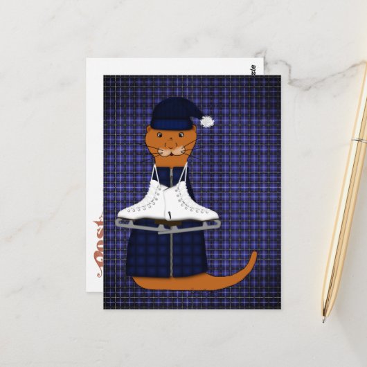 オリバーザオッタースケート ポストカード (正面/裏面インサイチュ)