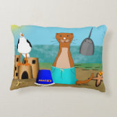 オリバーザオッターズビーチバケーション アクセントクッション (裏面)