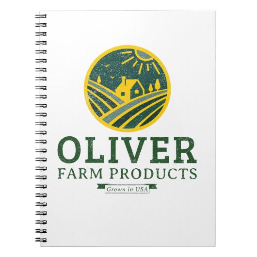 オリバー農業 ノートブック (正面)