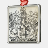 オリバー・クロムウェルの紋章付き外衣 メタルオーナメント (左)