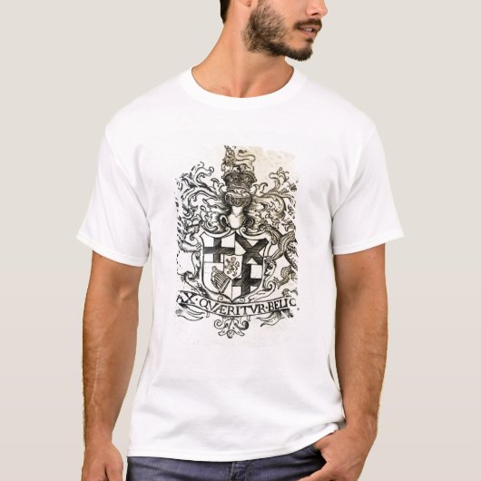 オリバー・クロムウェルの紋章付き外衣 Tシャツ (正面)