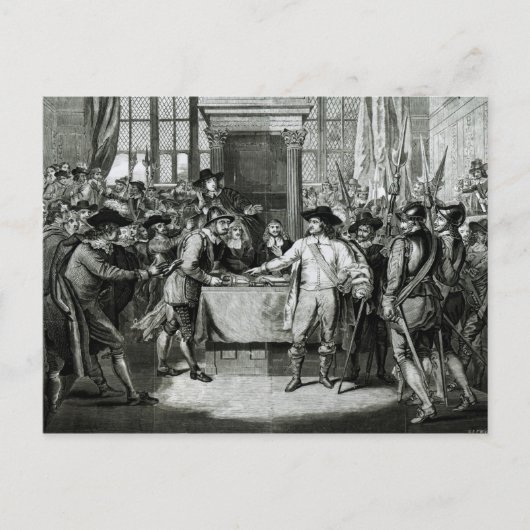 オリバー・クロムウェル ポストカード (正面)