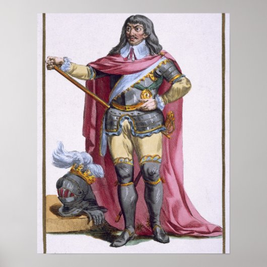 オリバー・クロムウェル(1599年~1658年) 1780年(色版画) ポスター (正面)