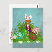 オリバー・ザ・オッターと素晴らしイースター卵 ポストカード (正面/裏面)