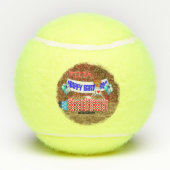 オリバー・ザ・オーターは6歳！ハッピーバースデー テニスボール (裏面)
