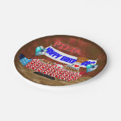 オリバー・ザ・オーターは6歳!ハッピーバースデー ペーパープレート (アングル)