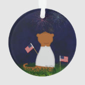 オリバー・ザ・カワウソ花火 オーナメント (裏面)