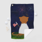 オリバー・ザ・カワウソ花火 ゴルフタオル (インサイチュ)