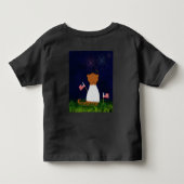 オリバー・ザ・カワウソ花火 トドラーTシャツ (裏面)