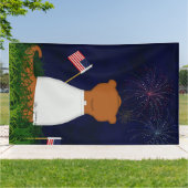 オリバー・ザ・カワウソ花火 横断幕 (外側)