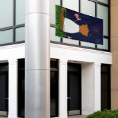 オリバー・ザ・カワウソ花火 横断幕 (ビルの外側)