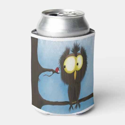 オリバー·ザ·フクロウとテントウ 缶クーラー (缶正面)