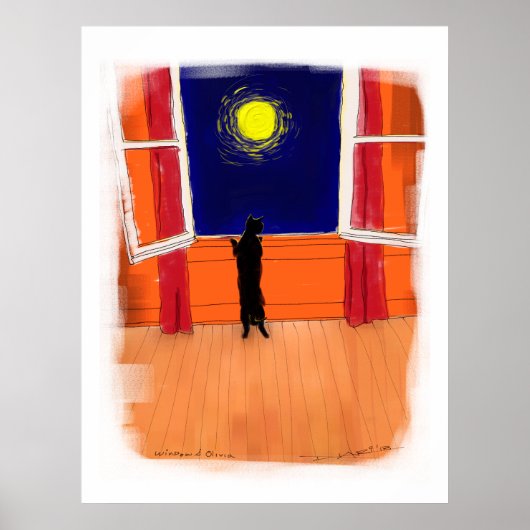 オリビアと窓 ポスター (正面)