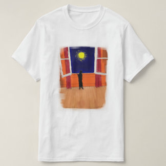 オリビアと窓T型 Tシャツ