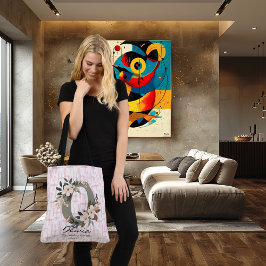 オリビアのタイムレスグレース – ボホフローラモノグラム クロスボディバッグ