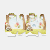 オリビアピグレイ – 豚のベビーシャワーお願い箱 フェイバーボックス (折り畳みなし)