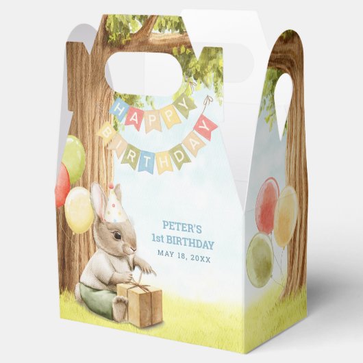 オリビアピグレイ – 豚のベビーシャワーお願い箱 フェイバーボックス (オープン)