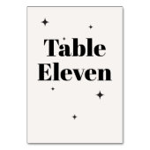 オリビアモダンアイボリーシレ結婚ンズブレックファースト テーブルナンバー (裏面)