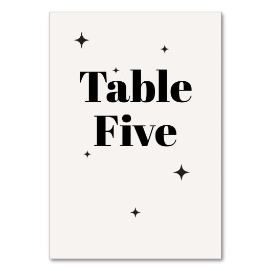 オリビアモダンアイボリーシレ結婚ンズブレックファースト テーブルナンバー (正面)