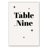 オリビアモダンアイボリーシレ結婚ンズブレックファースト テーブルナンバー (裏面)