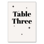 オリビアモダンアイボリーシレ結婚ンズブレックファースト テーブルナンバー (裏面)