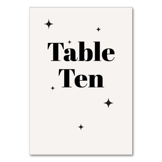 オリビアモダンアイボリーシレ結婚ンズブレックファースト テーブルナンバー (正面)