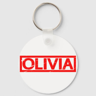 オリビア切手 キーホルダー