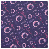 オリビア文字Oモノグラムハート花織物 ファブリック (見本)