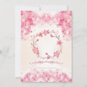 オリビア・ウィルソンのためのバプテスマ招待状 招待状 (裏面)