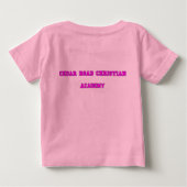 オリビア&トリスタンフェリス ベビーTシャツ (裏面)
