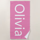オリビア ビーチタオル (正面)