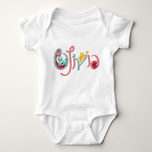 オリビア ベビーボディスーツ (正面)