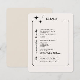 オリビア モダン アイボリー セレスチャル 封入カード エンクロージャーカード