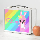 オリビア·レインボー·ランチ·ボックス メタルランチボックス (インサイチュ)