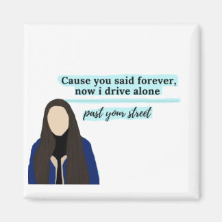 オリビア・ロドリゴ磁石による運転免許証 マグネット