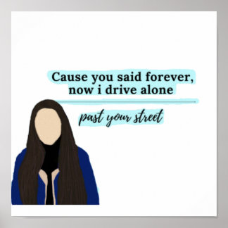 オリビア・ロドリゴ・ポスターの運転免許証 ポスター