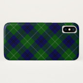 オリファントタータンチェックブルーグリーンプレイド Case-Mate iPhoneケース (裏面(横))