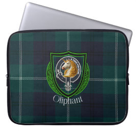 オリファント/オリファント Scottish Clan タートン＆クレスト ラップトップスリーブ