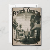 オリフランスのアン・ヴィンテージ・クォーター ポストカード (正面/裏面)