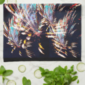 オリベット山の花火 キッチンタオル (折り畳み)