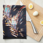 オリベット山の花火 キッチンタオル (四つ折り)