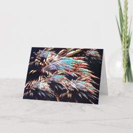 オリベット山の花火 サンキューカード