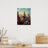 オリンダとソフロニアの上のピレ ポスター (キッチン)