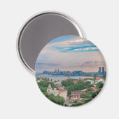 オリンダとレシフェ・ペルナンブコブラジルの空中眺め マグネット (正面/裏面)