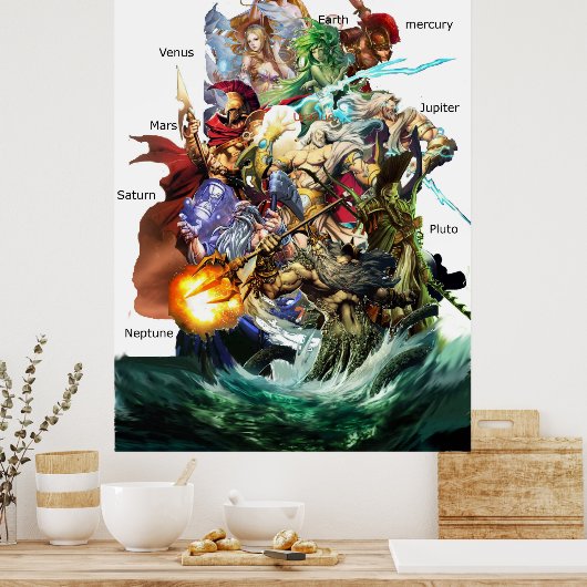 オリンパスの神 ポスター (キッチン)